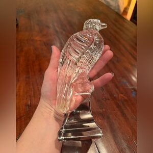 Vintage Signed Steuben Crystal Bird of Pray